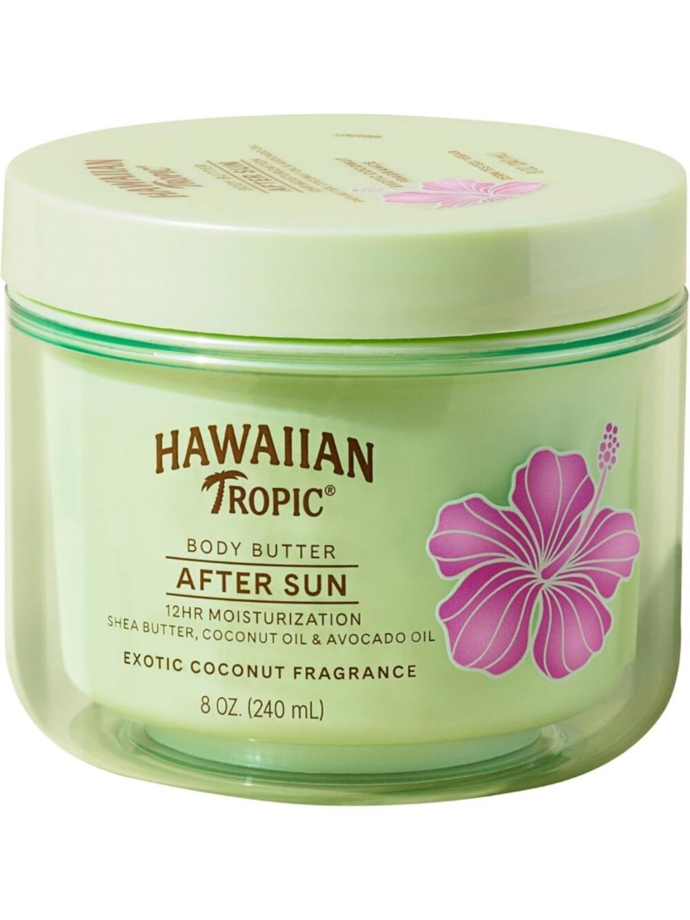 Moisturizing After Sun Body Butter with Coconut Oil - 8 Oz Hydrating Skin Care
